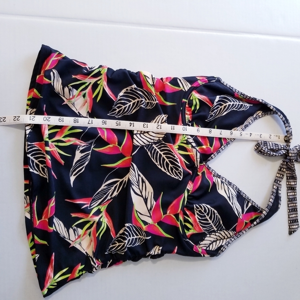 🌸 Athleta | Print Tankini  Swim Halter Top‎ - Picture 12 of 15